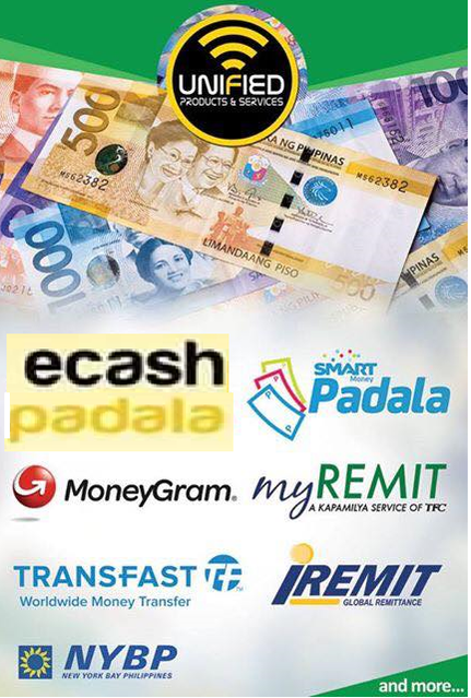 Unified Products and Services Imus Cavite Airlines remittances franchising promo online homebased negosyo business cebuana western union smart padala pera padala ecasg padala main office official website